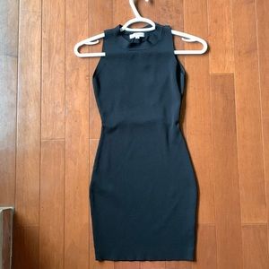 Classic black mini dress XS back cutout
